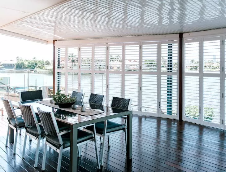 Aluminium shutter